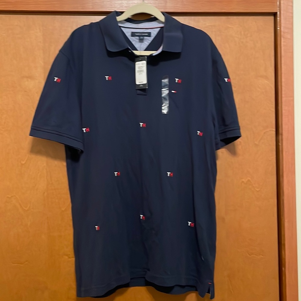 NEW! Tommy Hilfiger Size XL Navy Blue Polo